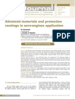 Advanced Materials and Protective Coating in Aeroengines Application