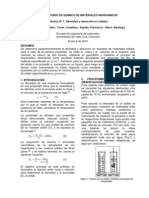 Informe Practica No. 1 - Densidad y Adsorción en Solidos QUIMICA DE MATERIALES INORGANICOS