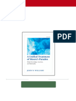 A Unified Treatment of Moore's Paradox John N. Williams 2024 Scribd Download