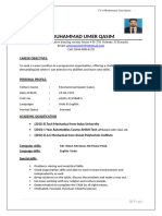 UMER QASIM Master CV