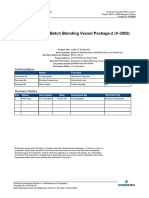 Datasheet For Batch Blending Vessel Package-2 (V-3002) : Authorizations