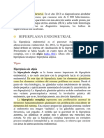 Hiperplasia Endometrial, Polipo, Cancer Endometrial, Neoplasia, Quiste Ovaricos Funcionales y Benignos