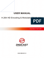 DMB-9581E HD H.264 Encoding & Modulator (24 HDMI) - User Manual - Spanish