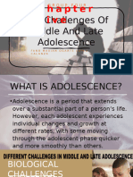 Chapter 5 The Challenges in Middle and Late Adolescence 1