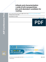 Facile Synthesis and Characterization of