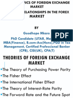 Parity Relationships in Forex Market Notes Handouts