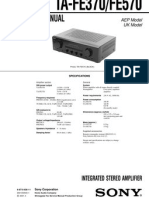 TA-FE370/FE570 Service Manual