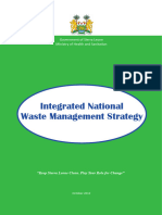 Integrated National Waste Management Strategy 2012 2016 Final