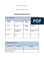 2022 - GM - Sesión de Aprendizaje Semanal