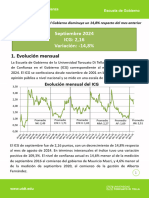 El Indice de Di Tella de Septiembre