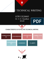 Effective Technical Writing: STW EX20003