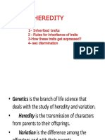 X C-9 Heredity