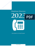 Telephone Directory 2023 F