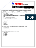 GK Questions - 20-07-24