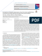 Investigation of Dissipation Phenomenon of Non Newtonian 2024 Applications I