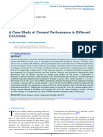 A Case Study of Cement Performance in Di-1