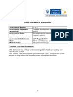 Assignment 2 2023-24 - DAT7305 Health Informatics (May Start)