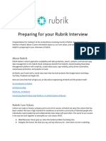 Preparing For Your Rubrik Interview