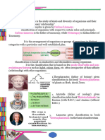 Systematics of Living Organisms