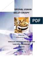 Proposal Usaha Belut Krispy