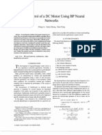 Speed Control of A DC Motor Using BP Neural Networks: Zilong Liu Xianyi Zhuang Shuyi Wang