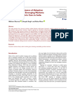 Sharma Et Al 2024 Examining Resistance of Adoption To Innovation in Emerging Markets A Study On Electric Cars in India