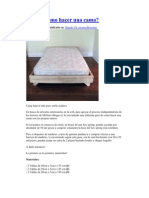 Guia para Hacer Una Cama