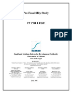 Pre-Feasibility Study: Small and Medium Enterprise Development Authority