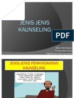 Jenis-Jenis Kaunseling