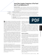 Temporal Bone Imaging: Comparison of Flat Panel Volume CT and Multisection CT