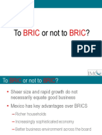 To or Not To ?: Bric Bric