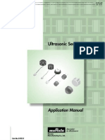 Ultrasonic Sensor: Application Manual