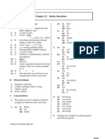 Chapter 23 Redox Reactions: e Is A Strong Oxidizing Agent