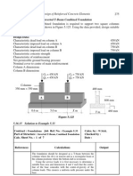 Design of Inverted Strip Fdn. Beam