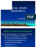 Social Work Research by Dr.P.N.Narayana Raja