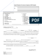 Affidavit For DOH Hospital