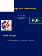 Duct Design and Installation