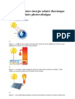 Différences Entre Énergie Solaire Thermique Et Énergie Solaire Photovoltaïque