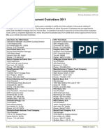 Fannie Mae Active Doc Custodians 2011