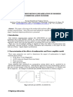 Adaptive Predistortion Linearization in Modern Communication Systems