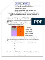 Life of Sarah Parsha Math