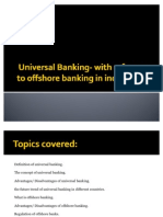 Universal Banking - With Reference To Offshore Banking