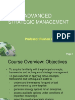 Advanced Strategic Management