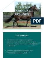 Nutricion Vitaminica de Equinos