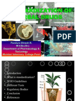 Standardization of Herbal Drugs Edited