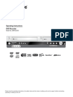 Panasonic DVD Recorder Manual