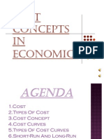 Cost Concepts in Economics