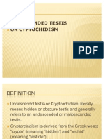 Undescended Testis