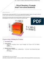 11 - Thermal - Mixed Boundary Example