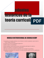 Antecedentes Históricos de La Teoría Curricular-Enviar